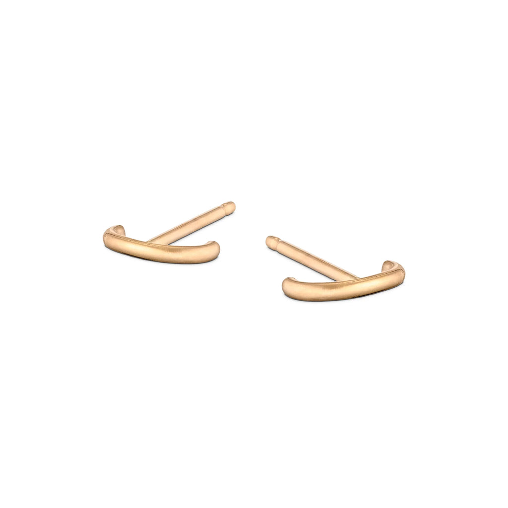 Bateau Studs – 14k Gold-Filled Minimalist Earrings