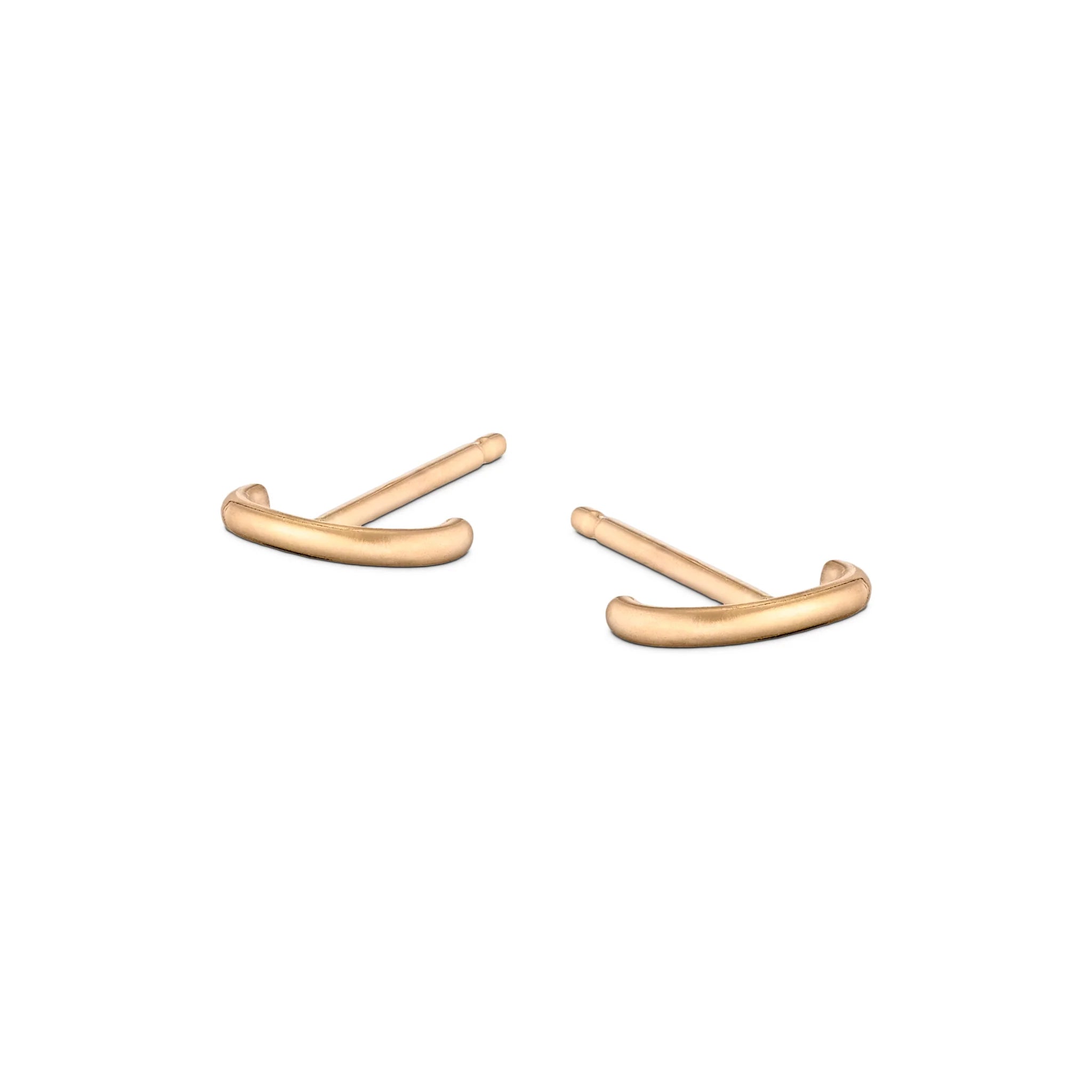 Bateau Studs – 14k Gold-Filled Minimalist Earrings