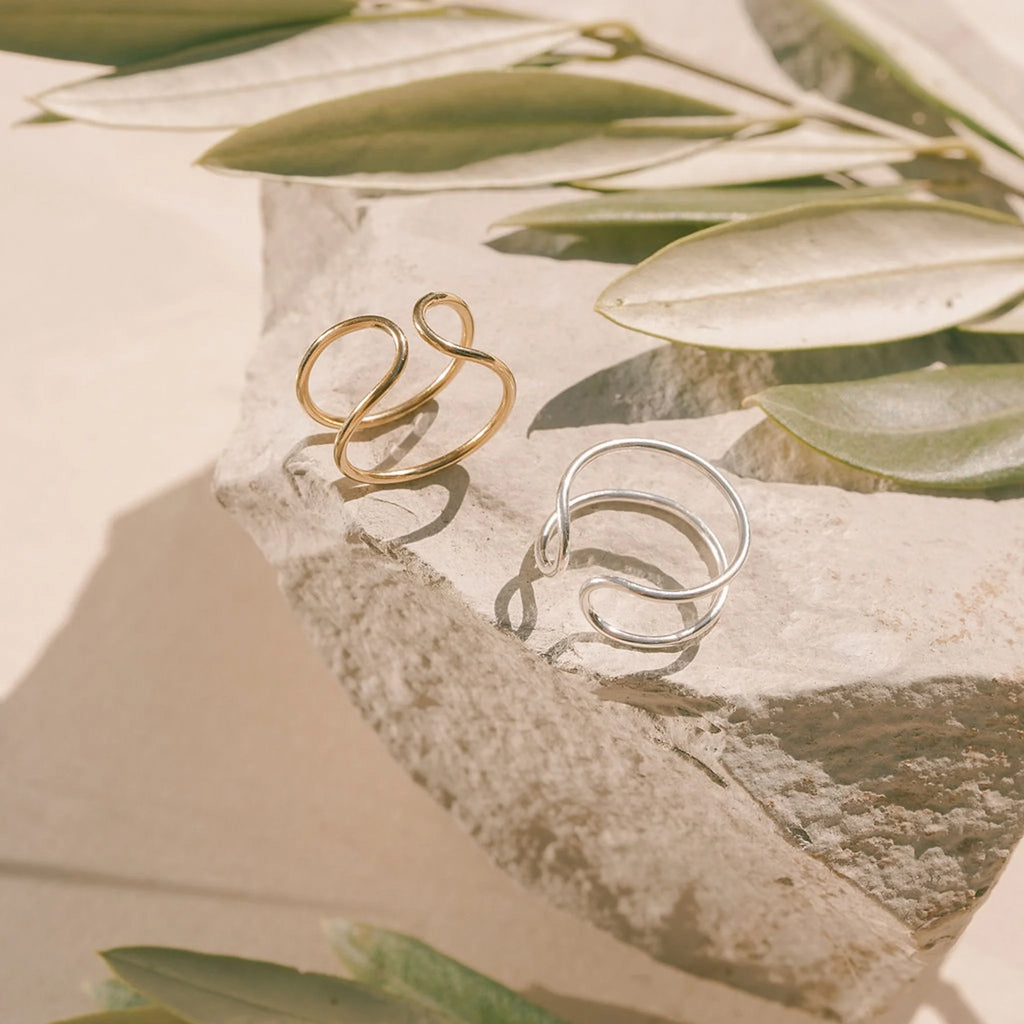 Double Dutch Ring – Sterling Silver