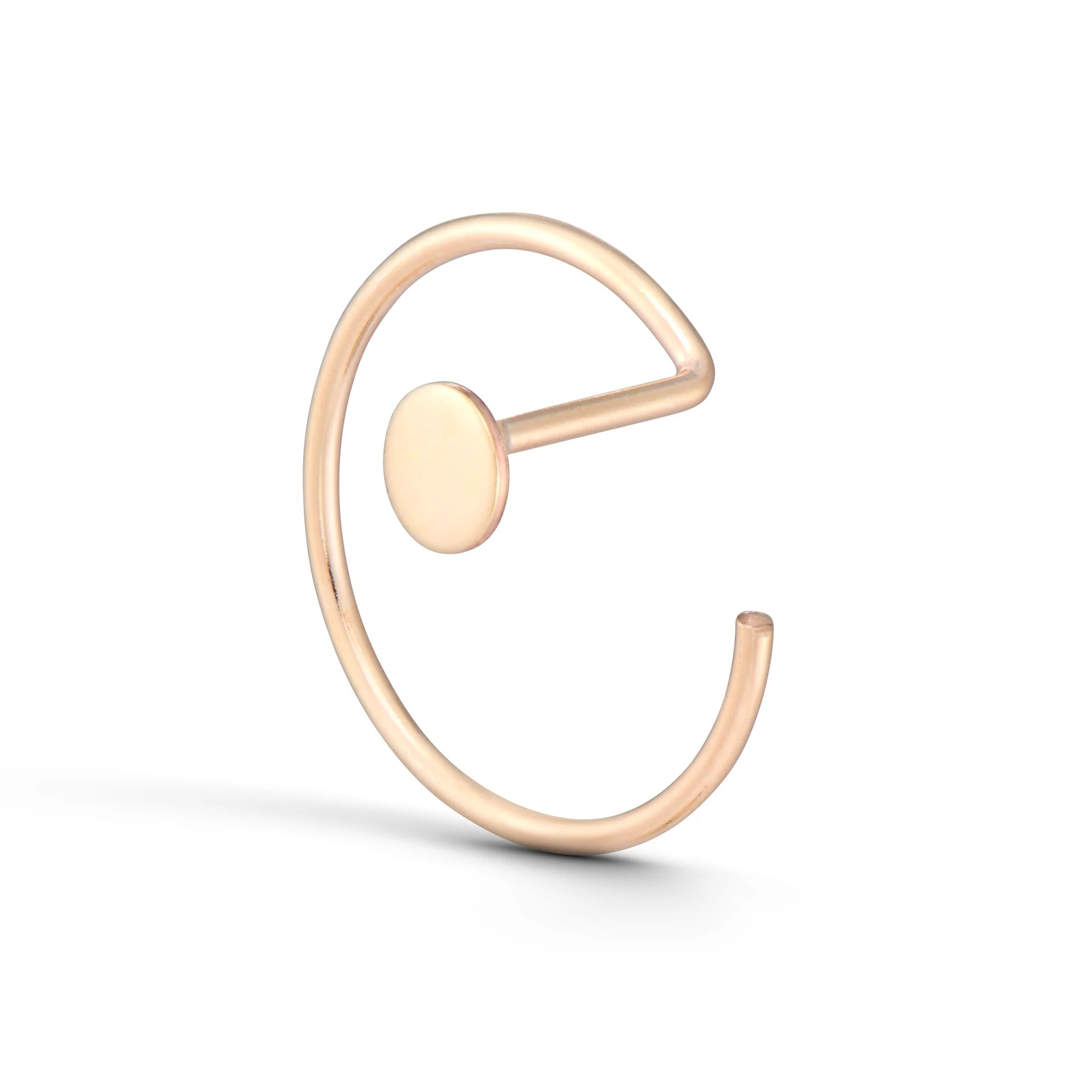 Halo Earrings – 14k Gold-Filled Modern Threader Earrings