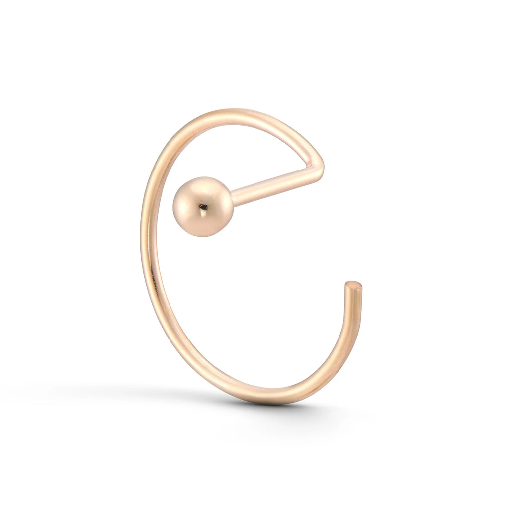 Halo Earrings – 14k Gold-Filled Modern Threader Earrings