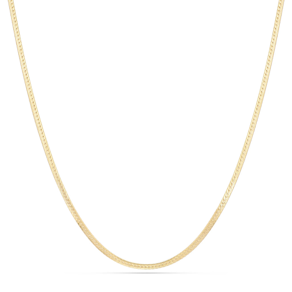 Herringbone Necklace – 14k Gold-Filled, 16" or 18" Length