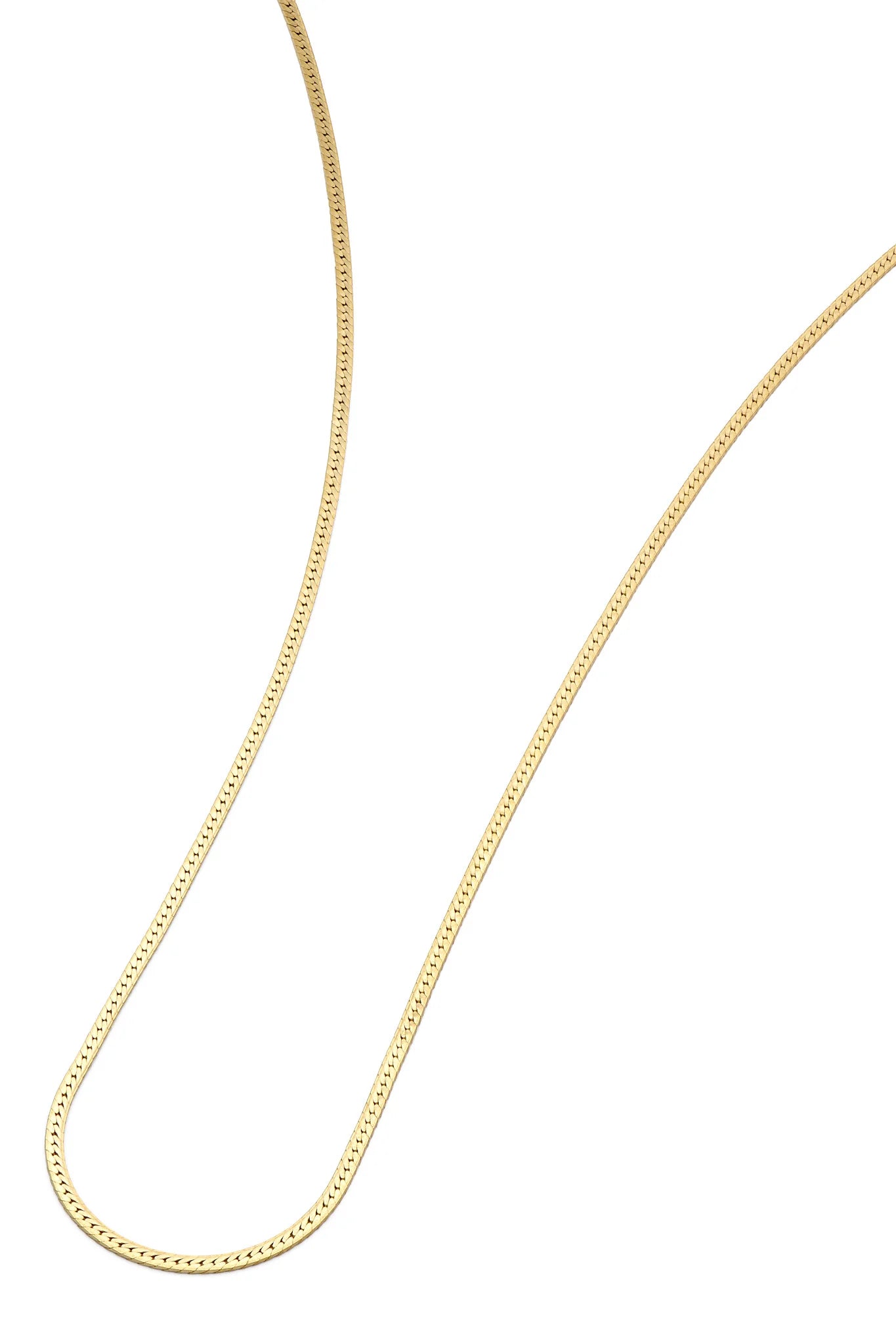 Herringbone Necklace – 14k Gold-Filled, 16" or 18" Length