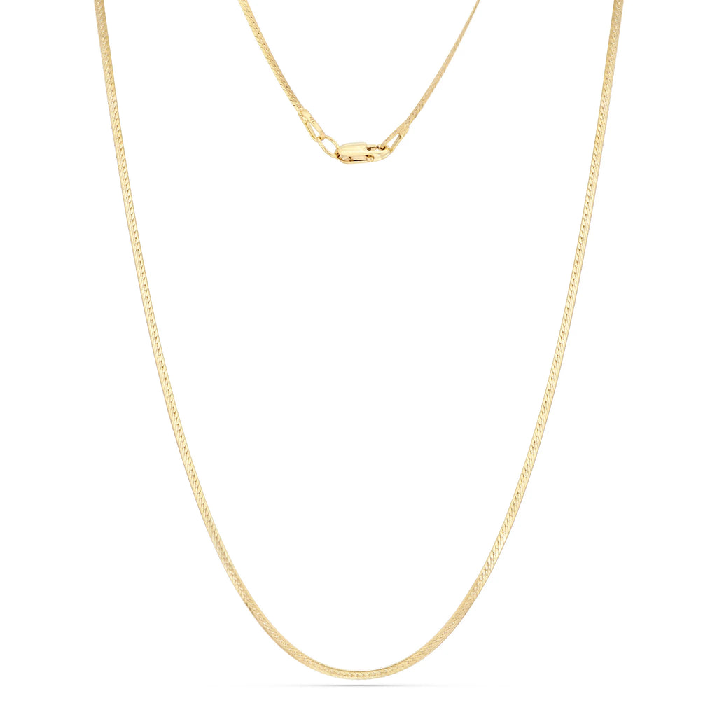 Herringbone Necklace – 14k Gold-Filled, 16" or 18" Length