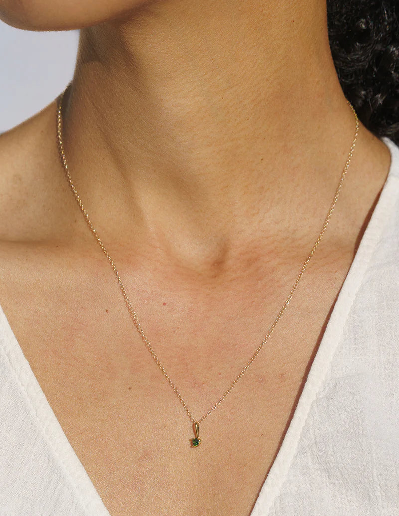 Kismet Birthstone Necklace – Sterling Silver Pendant
