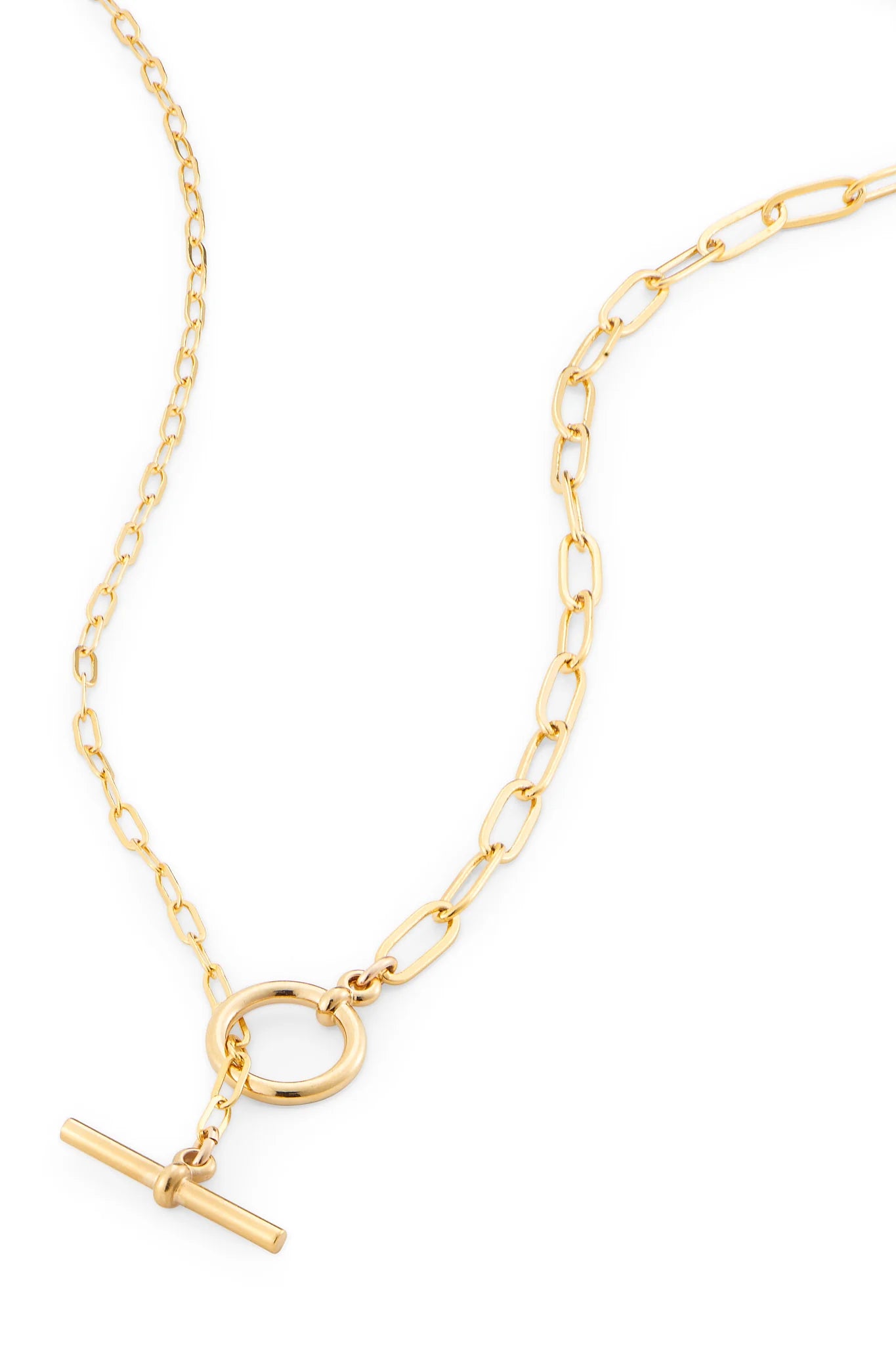 Mix Mix Gold-Plated Layering Necklace – 18 inch