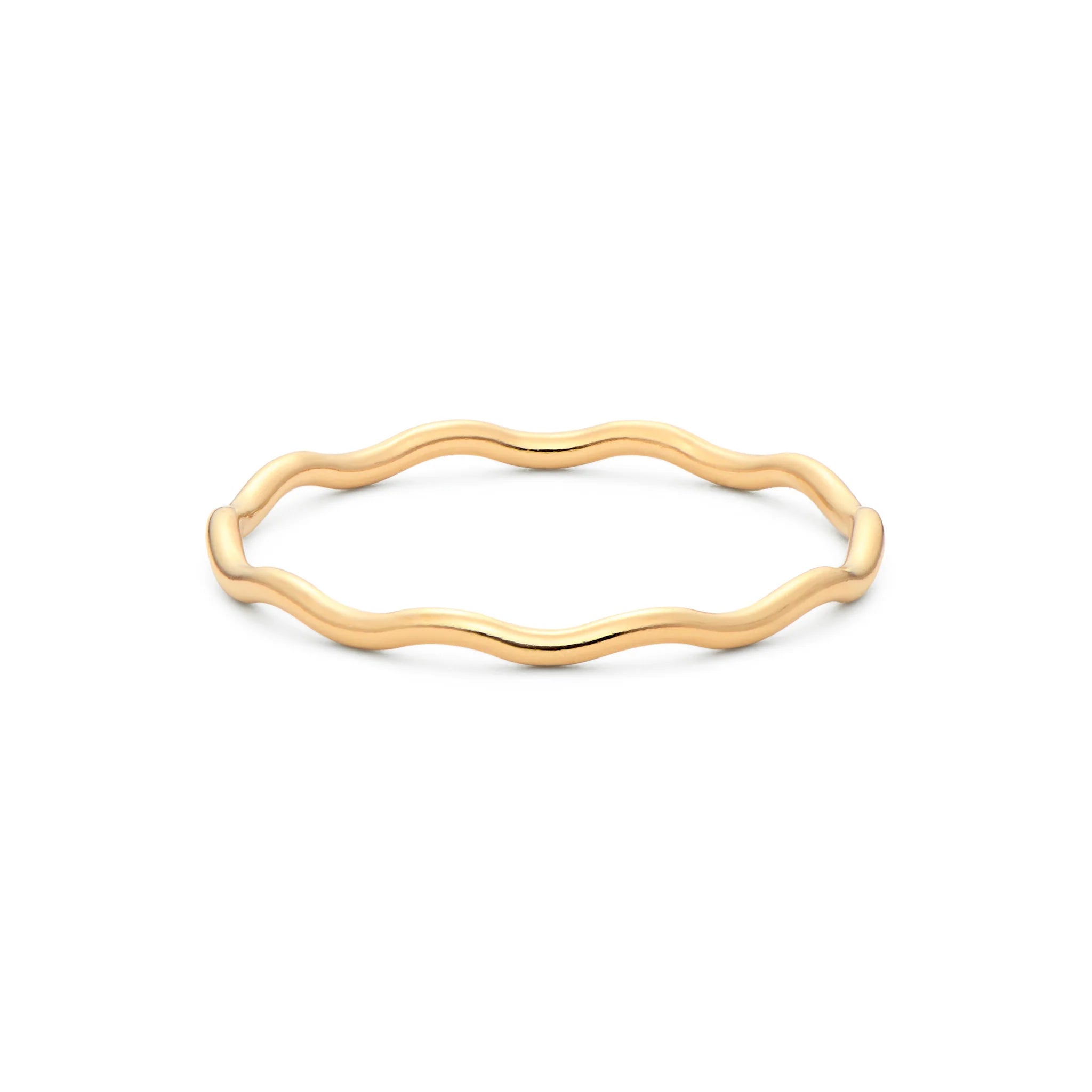 Dana gold and jewelry Oasis Ring - 14k gold-filled wavy band ring