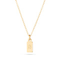 Dana gold and jewelry Gold Fill Letter Memo Necklace Charm